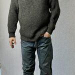 A hyper-realistic silicone statue of Jack Nicholson as Jack Torrance from The Shining.