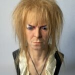 A silicone statue of David Bowie as Jareth from Labyrinth.